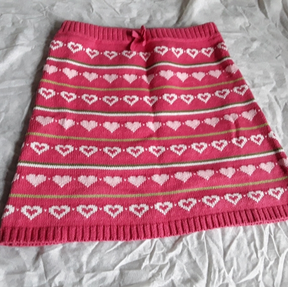 Gymboree Other - Y2K Gymboree Heart Fair Isle Sweater Skirt
